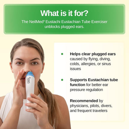 NeilMed Eustachi-Eustachian Tube Exercise-Pop Blocked Ears Safely. Helps Relieve Ear Pressure