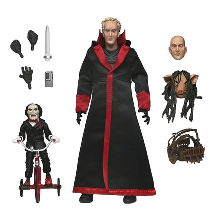NECA Collectible Saw (Franchise) Ultimate 7” Scale Action Figure – Jigsaw Killer (Black Robe)