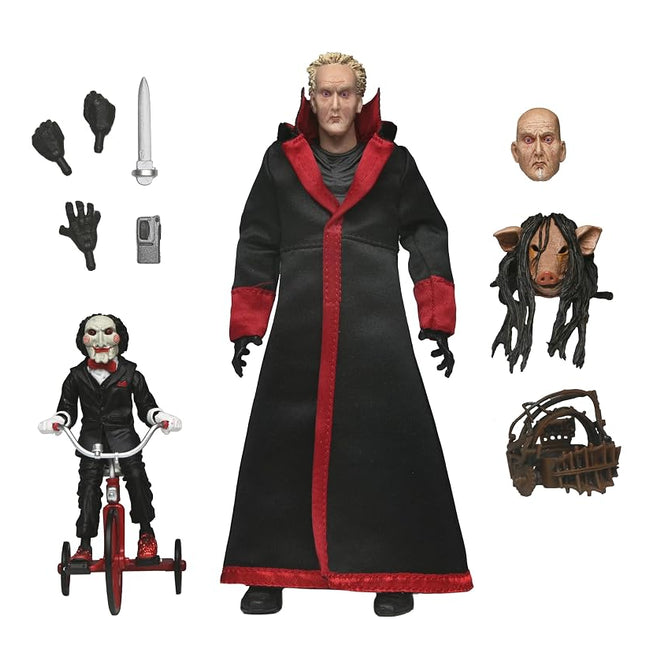 NECA Collectible Saw (Franchise) Ultimate 7” Scale Action Figure – Jigsaw Killer (Black Robe)