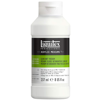 Liquitex 6308 Slow-Dri Blending Fluid Medium, 8-Ounce