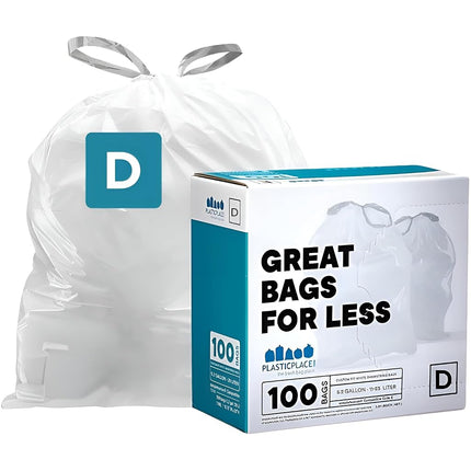 Plasticplace Custom Fit Trash Bags │ simplehuman (