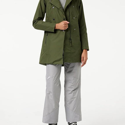 Helly Hansen Women's W Welsey II Trench Insulated, Green, XS
