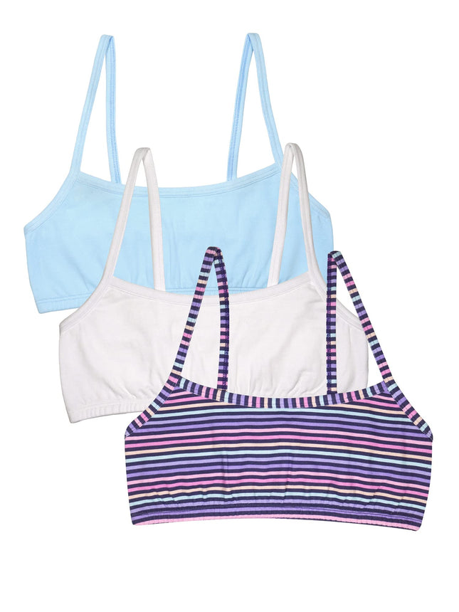 Fruit of the Loom Girls' Cotton Spaghetti Strap Sp