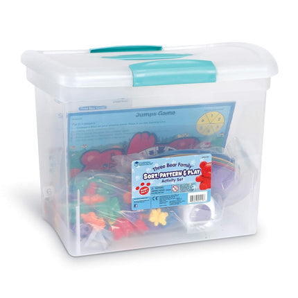Learning Resources (UK Direct Account LER0757 The Original Three Family Sort, Pattern & Play Set Classroom Supplies with Compare Bears Maths Counters