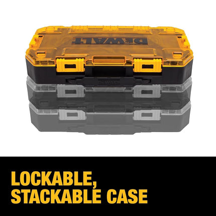 DEWALT Tough Box 8 PC SAE Ratcheting Combination Wrench Set