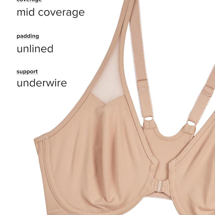Wacoal Women's Body by T-Back Bra, Toast, 38B