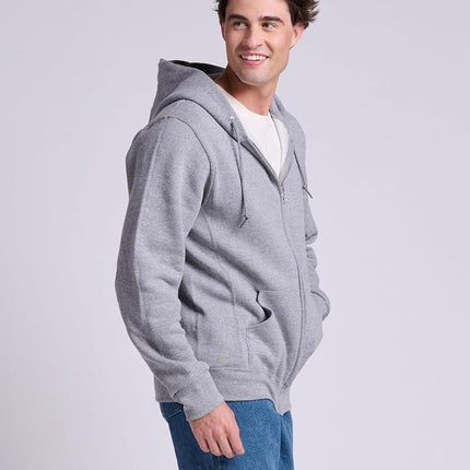 Russell Athletic Men's Dri-Power Fleece Hoodies, Moisture Wicking, Cotton Blend, Relaxed Fit, Sizes S-4x Hooded Sweatshirt, Oxford Full Zip, XXL