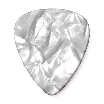 Dunlop 483R04XH Genuine Celluloid, White Pearloid, Extra Heavy, 72/Bag