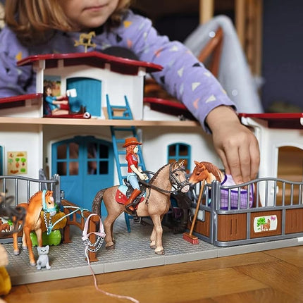 Schleich Horse Club - 115Pc Lakeside Riding Center - Kids Ages 5+ | 42567