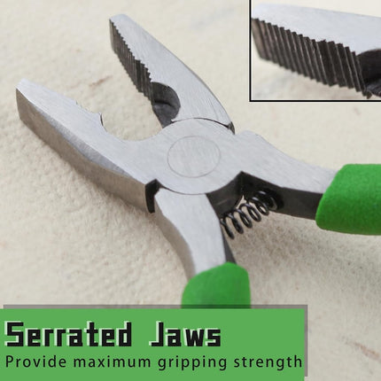 SPEEDWOX Mini Lineman's Pliers with Wire Cutter 4-1/2 Inches Multi Use Combination Plier Thin Small Side Cutters Serrated Jaw Micro Linesman Plier Precision Fine Jewelry Making Beading Hobby Craft