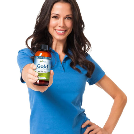 Nutrinoche Colloidal Gold - The Best Colloidal Gold Mineral Supplement - 30 PPM
