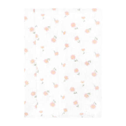 Hudson Baby Unisex Baby Cotton Flannel Burp Cloths, Hummingbird Garden 4 Pack, One Size