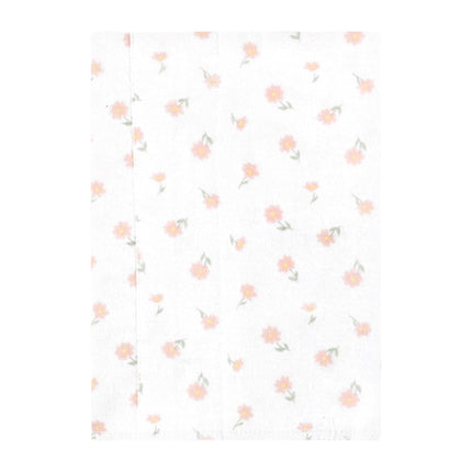 Hudson Baby Unisex Baby Cotton Flannel Burp Cloths, Hummingbird Garden 4 Pack, One Size