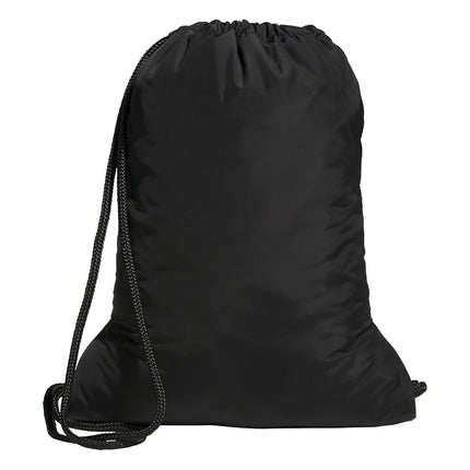 adidas Alliance Sackpack – Drawstring Backpack Small Bag for Men and Women, Black/Gold Metallic, One Size