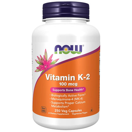NOW Supplements, Vitamin K-2 100 mcg with Menaquin