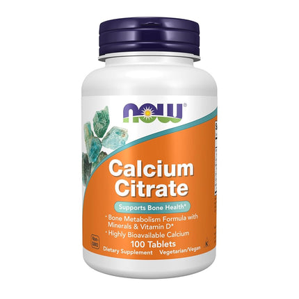 NOW Foods Calcium Citrate With Minerals And D, 100
