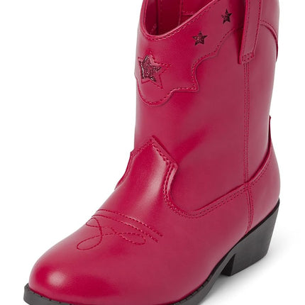 Botas vaqueras Western de Gymboree para niña y niña pequeña, rojas, 3 Big Kid