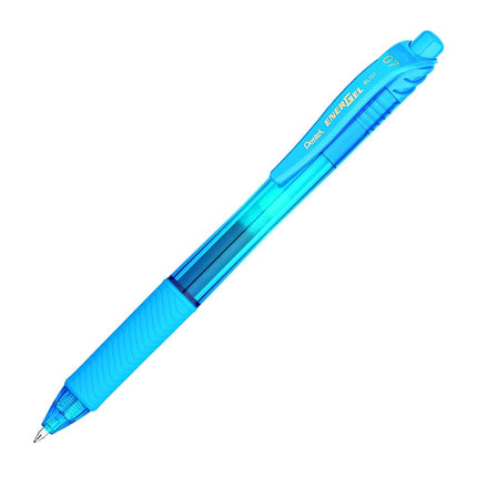 Pentel 0.7 mm Energel X Retractable Rollerball Pen - Sky Blue (Pack of 12)