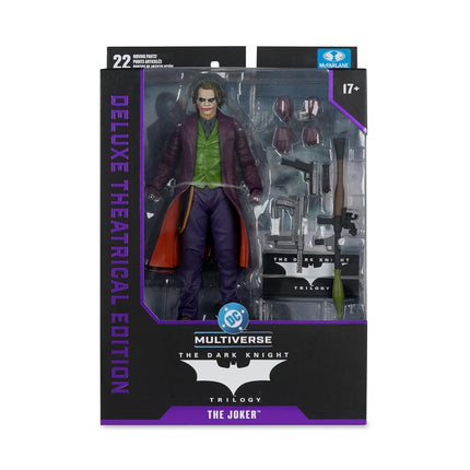 McFarlane DC Multiverse The Joker (The Dark Knight) 7in Action Figure (Deluxe Theatrical Edition) Toys