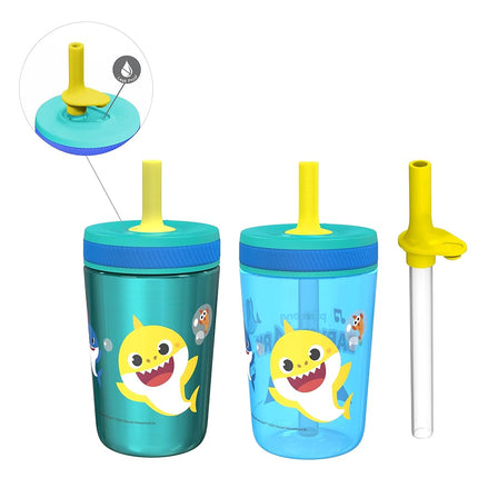 Zak Designs Baby Shark Kelso Leak-Proof Toddler St