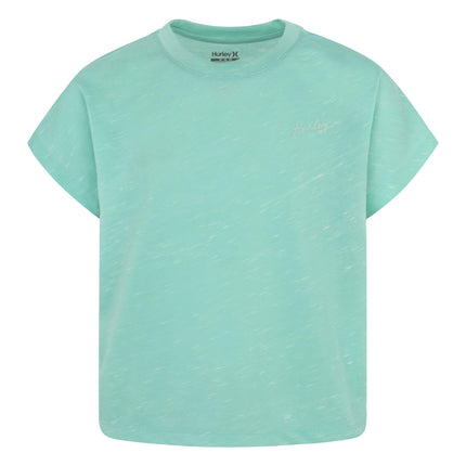 Hurley Girls' Soft Knit Basic T-Shirt, Tropical Tu
