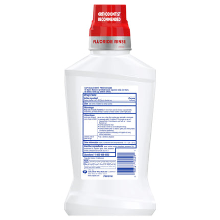 Enjuague con flúor anticaries Colgate Phos Flur, Menta, 16.9 onzas