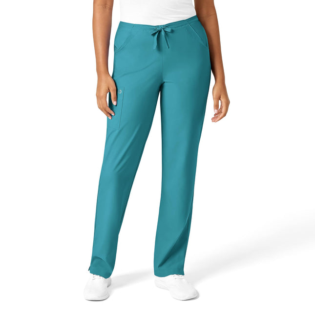WonderWink 5255TTEALLGT W123 Women's Drawstring Pa