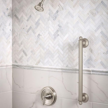 Moen YG2218BN Brantford 18-inch Designer Grab Bar, Brushed Nickel