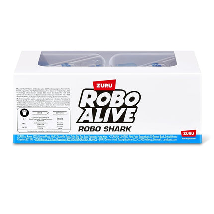 Robo Alive Water Activated Shark 2 Pack (Blue) by ZURU – Realistic Swimming Robotic Bath Toy for Kids, Tweens & Teens, Water-Activated Pet Shark for Play & Pranks, 3+