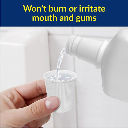CloSYS Ultra Sensitive Antimicrobial Mouthwash, 32 Fl Oz (2 Count), Unflavored (Optional Flavor Dropper Included), Alcohol Free, pH Balanced, Helps Soothe Sensitivity, Kills Germs that Cause Bad Breath