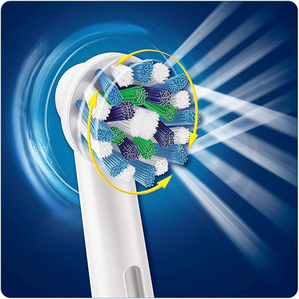 Oral B Cross Action Replacement Electric Toothbrush Heads x4