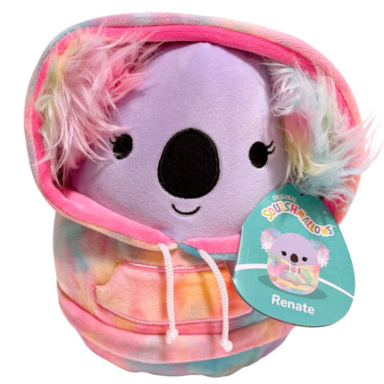Squishmallows Hoodie Animal Squad Plush Toy (8" Renate The Koala)