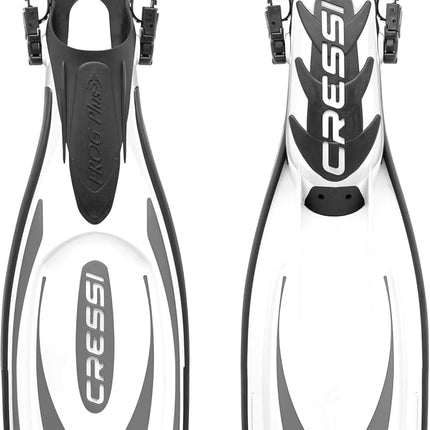 Cressi Frog Plus Open Heel Scuba Dive Fins (Made i