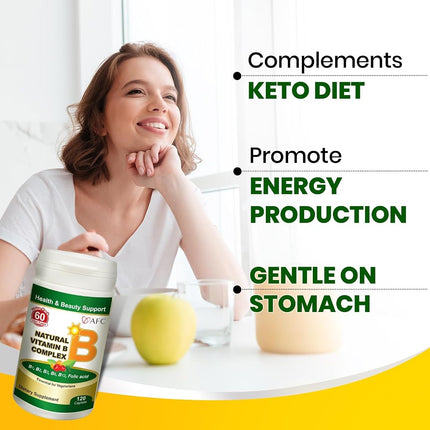 AFC Japan Vitamin B Complex - Stress, Energy, Immunity -120 capsules