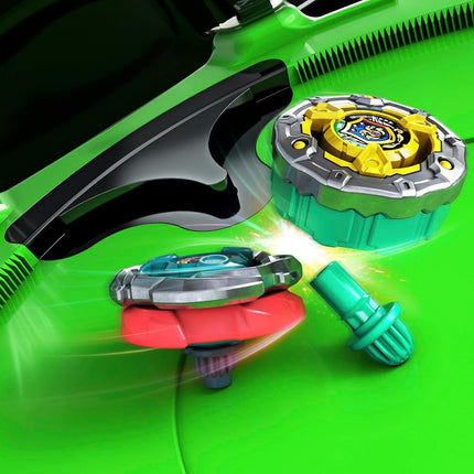 Beyblade X Sneak Attack Battle Set with Beystadium Arena, 2 Right-Spinning Takara Tomy Battling Tops Game Toys, 2 Launchers, Ages 8+
