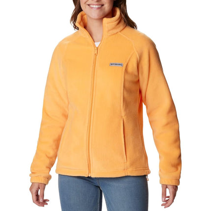Columbia Women's Benton Springs Full Zip, Melocotón Atardecer, 3X