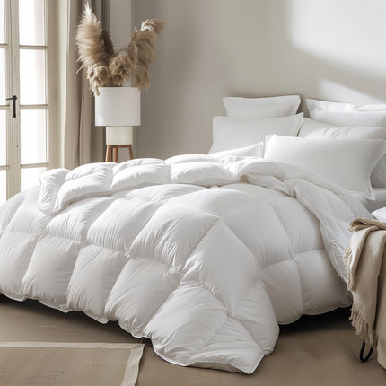 Serta All Seasons Feather Down Comforter Microfibe