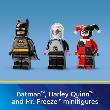 LEGO DC Batman: Batman with The Batmobile vs. Harley Quinn & Mr. Freeze Building Set from The Animated TV Series, 435 Pieces, for Ages 8 and Up, 76274