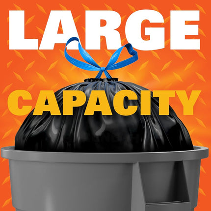 Hefty Cinch Sak Tall Kitchen Trash Can Liner Bags, 48 Count, Trash Can Liner (33 Gallon), 48 Count