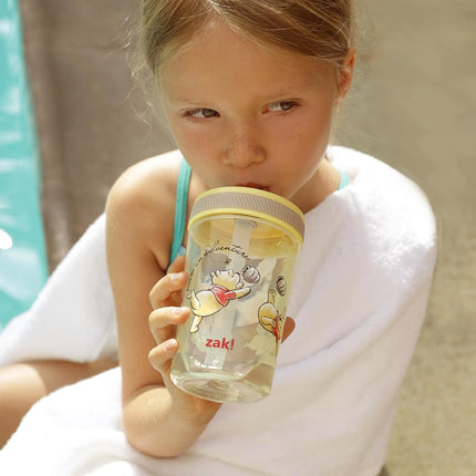 Zak Designs Winnie the Pooh Kelso 15oz Leak-Proof Toddler Cups, 2-Pack