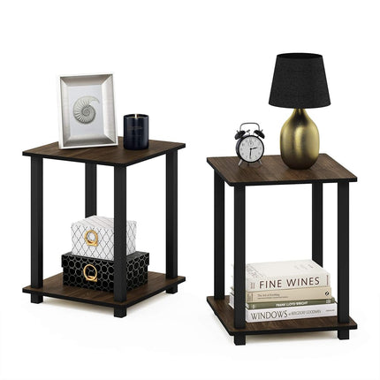 Furinno SIMPLISTIC Set of 2, 2-Tier Side Table, Co