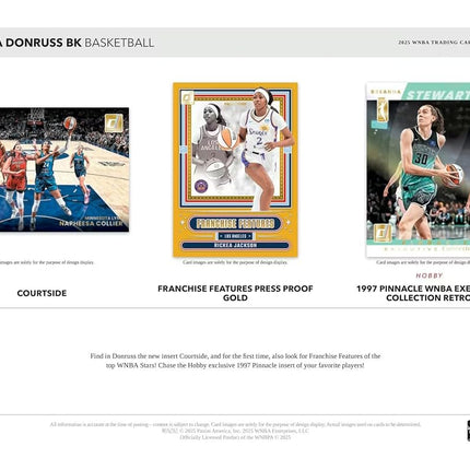 2025 Panini Donruss WNBA Basketball Mega Trading Card Box (1 Autographs or Memorabilia Cards Per Box)