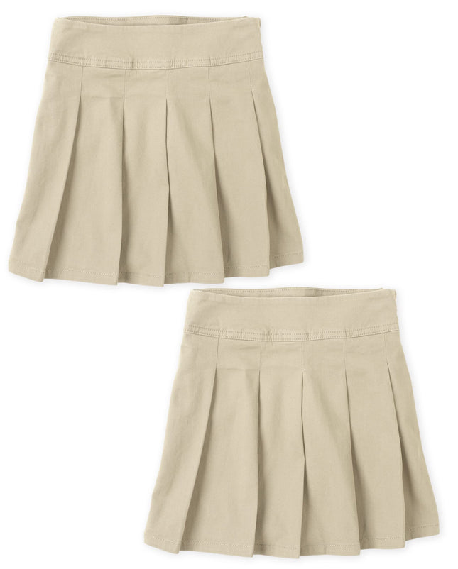 The Children's Place Girls' Pleated Skort 2-Pack, 