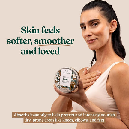 The Body Shop Coconut Body Butter, 96hr Moisture, 200ml
