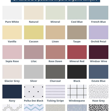 Lane Linen Twin Size XL 100% Organic Cotton Mercerized Soft and Comfortable Percale Sheet Set Perfect for Hospital or Dorm Beds, Hotel Luxury - Mineral