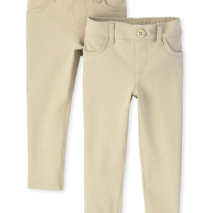 The Children's Place Baby Girls' Ponte Jeggings, P