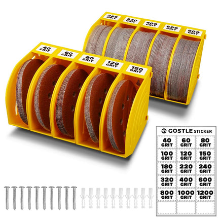 5 Inch Professional Sanding Discs Storage Bins - 1