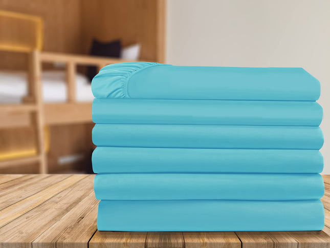 Elegant Comfort 6-Pack Fitted Bottom Sheets 1500 T