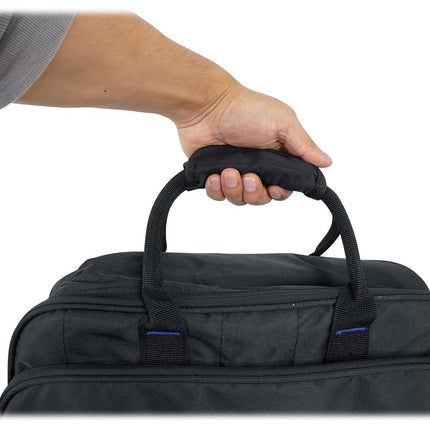 Rockville MB1615 DJ Gear Mixer Gig Bag Case, 15.5" x 15" x 5", Rugged Nylon, Water-Resistant, Front Pocket for Laptop and Accessories, for Mobile DJs and Studio Professionals