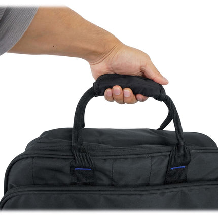 Rockville MB1615 DJ Gear Mixer Gig Bag Case, 15.5" x 15" x 5", Rugged Nylon, Water-Resistant, Front Pocket for Laptop and Accessories, for Mobile DJs and Studio Professionals